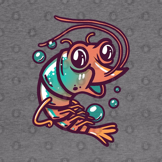 Krill in orange and blue by wehkid